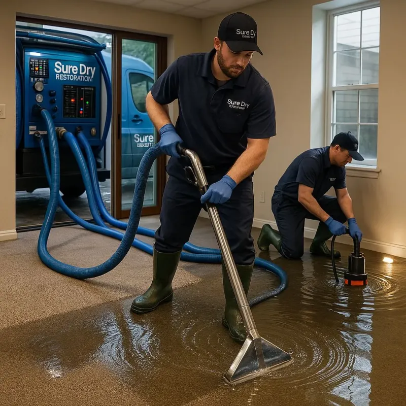 Water Extraction and Removal process in Cloverport, KY